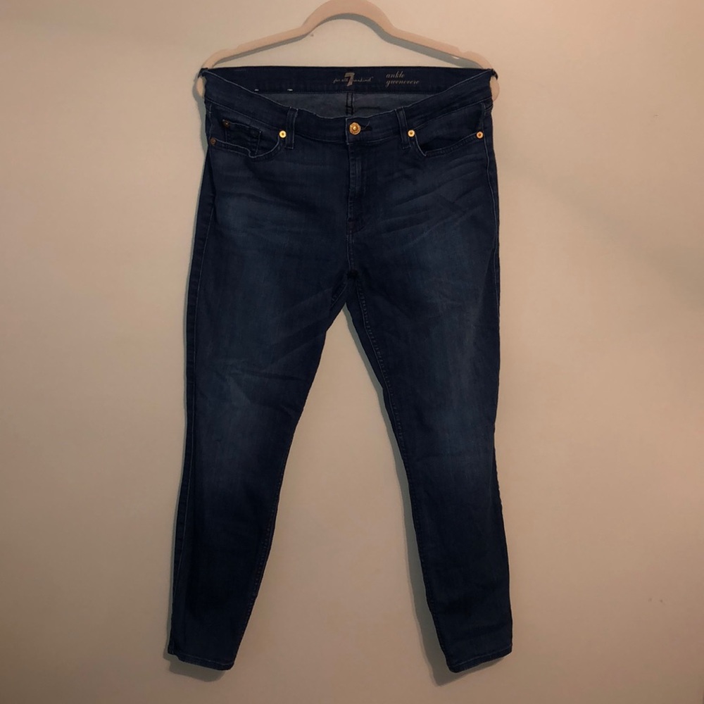 7 For All Mankind ankle gwenevere skinny jeans